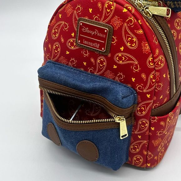 Loungefly Mickey Mouse: The Main Attraction Mini Backpack - Picture 8 of 14